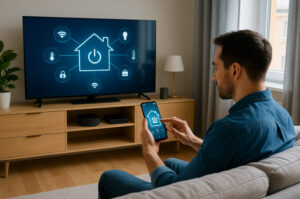 Ilustrasi smart home 2025
