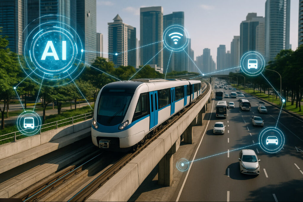 Transportasi Cerdas 2025 menampilkan sistem mobilitas pintar Indonesia